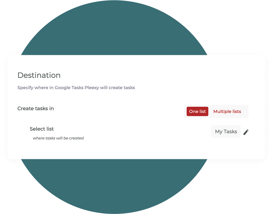 Smart List Organization