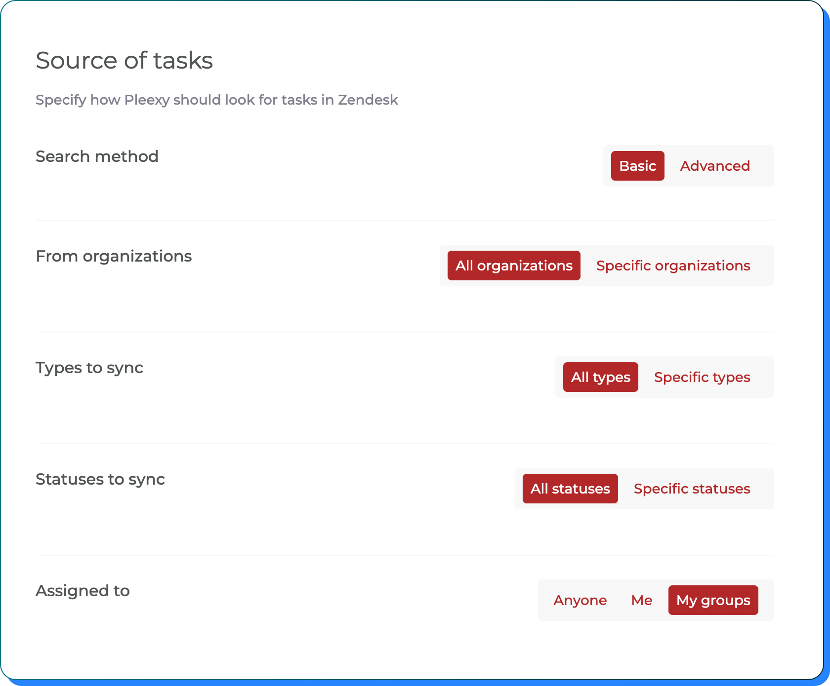 Configure intelligent ticket filtering
