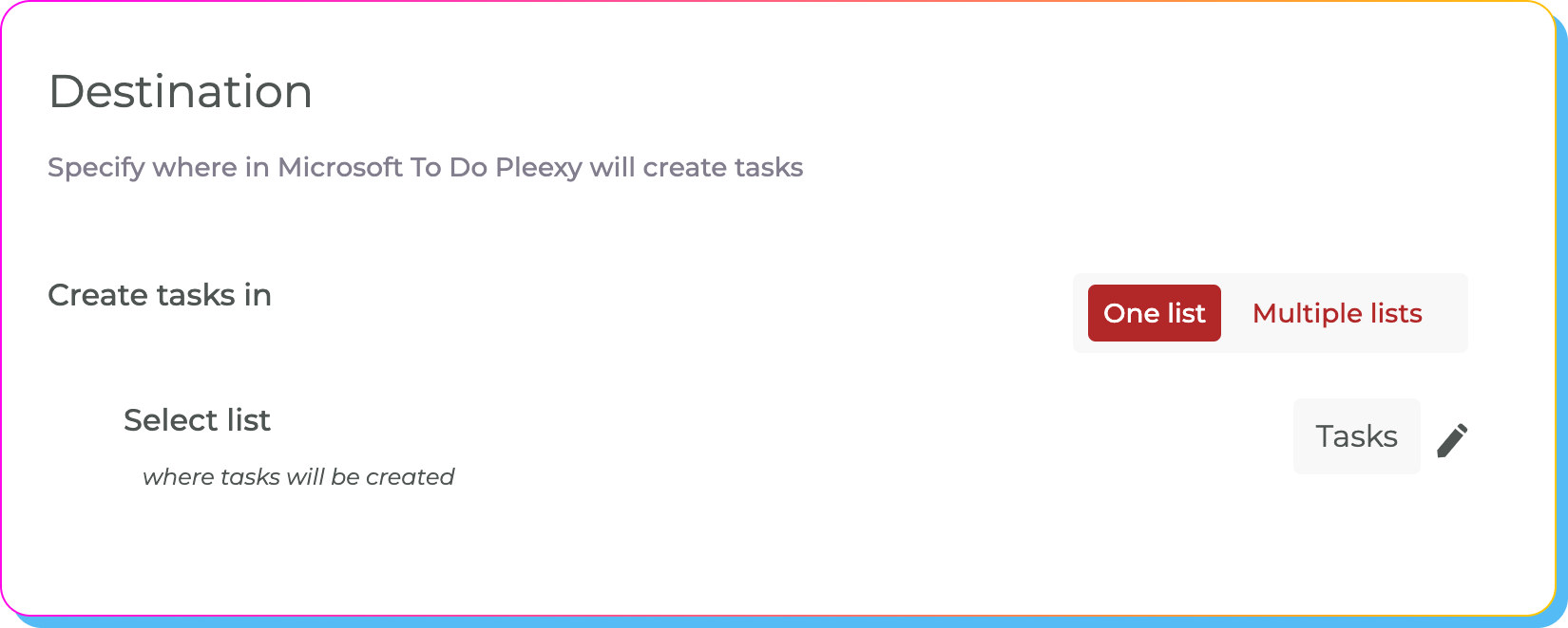 Organize tasks in Microsoft To Do lists