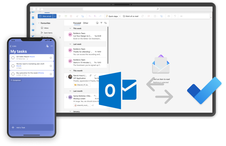 outlook & mstodo