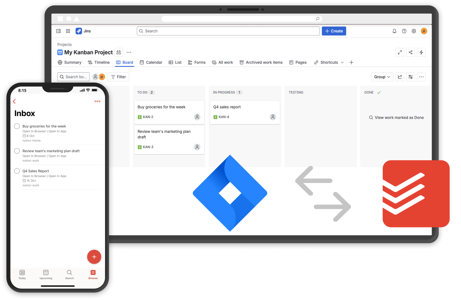 jira & todoist