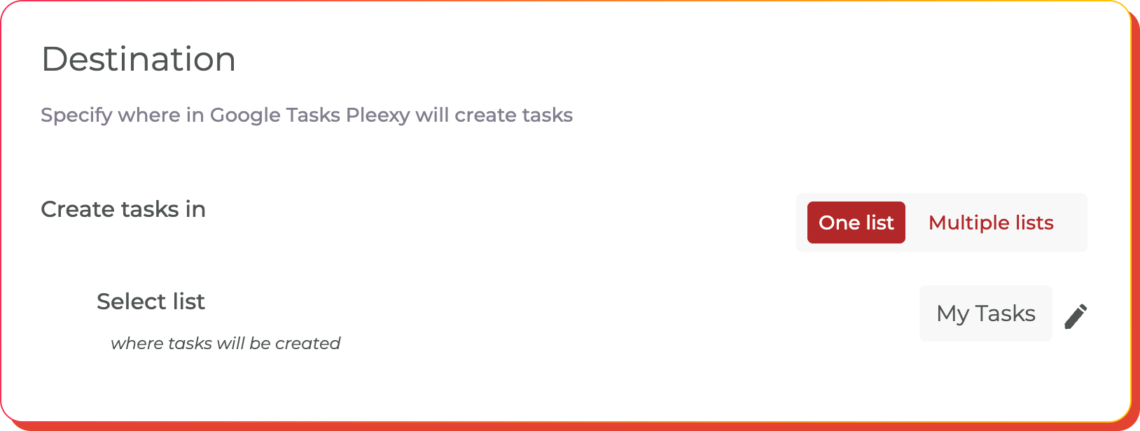 Organize tasks in Todoist projects